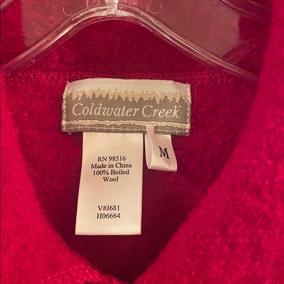 Coldwater Creek 100% boiled wool jacket size M - Picture 2 of 3